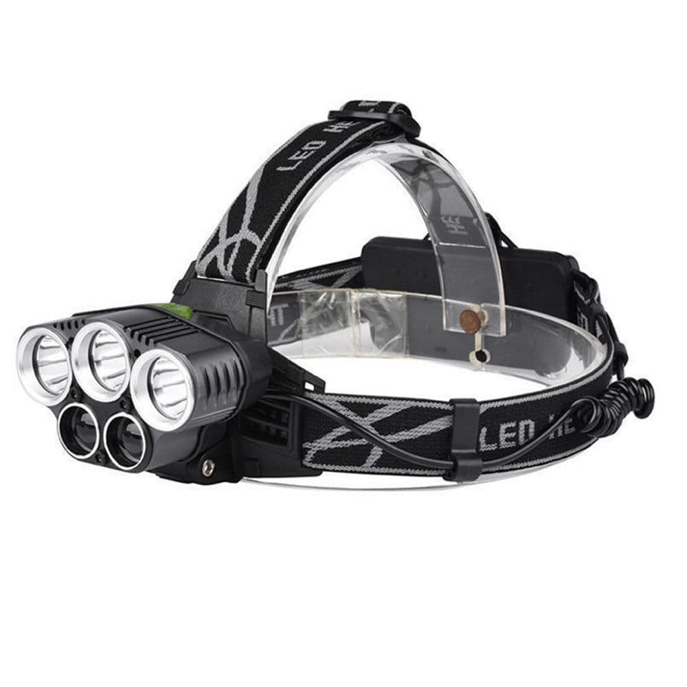 image-6-mode USB rechargeable outdoor night fishing 5LED headlight