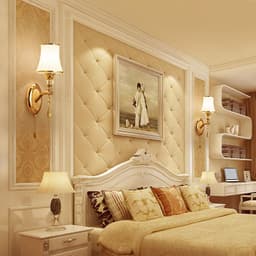 image-European wall lamp Sitting Room Setting Wall Bedroom Head of a Bed