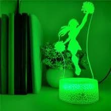image-Creativity Cheerleading 3D Illusions Night Light