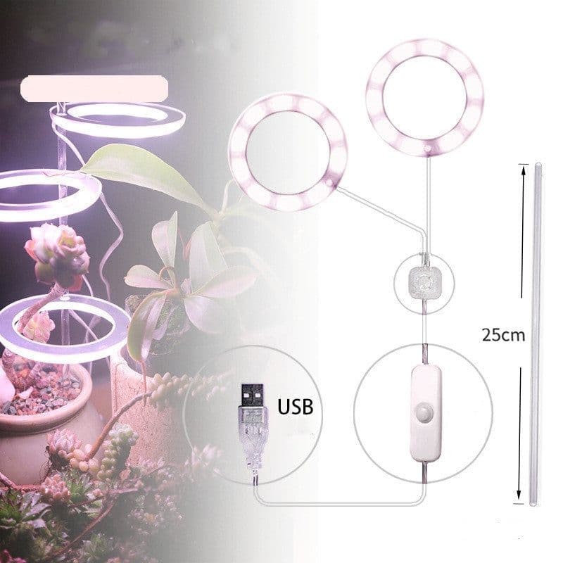 image-LED Grow Light Full Spectrum Phyto Grow Lamp USB Phyto Lamp for Plants Growth Lighting for Indoor Plant