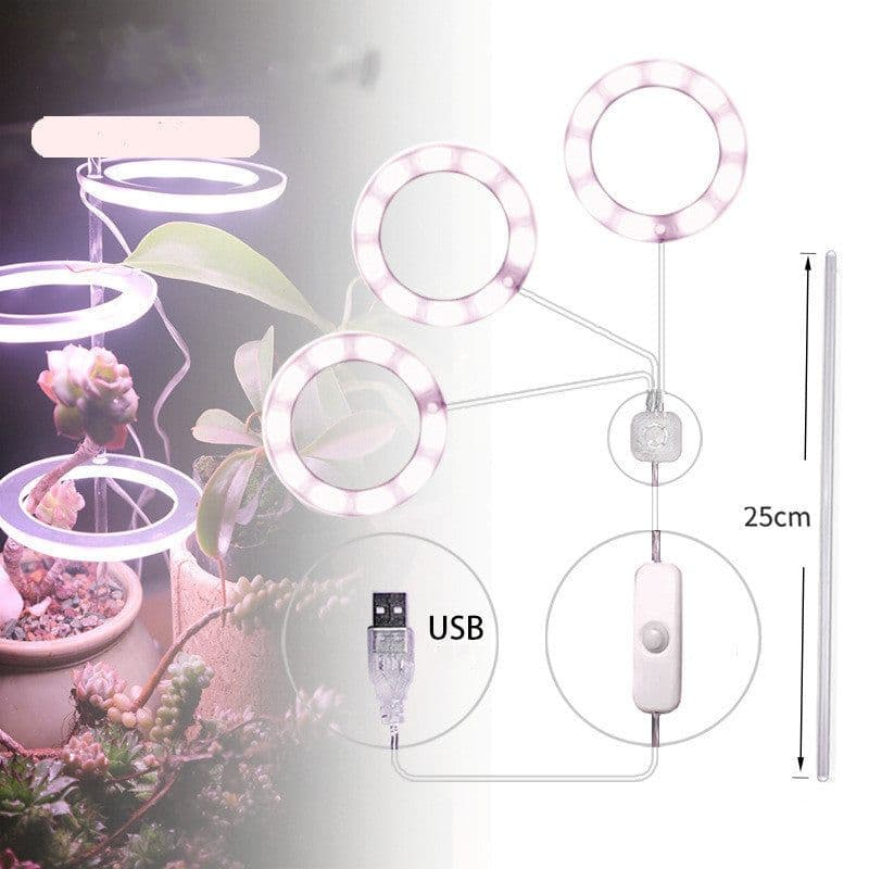 image-LED Grow Light Full Spectrum Phyto Grow Lamp USB Phyto Lamp for Plants Growth Lighting for Indoor Plant