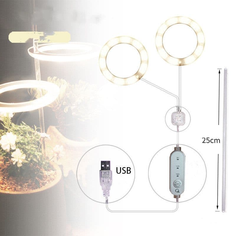 image-LED Grow Light Full Spectrum Phyto Grow Lamp USB Phyto Lamp for Plants Growth Lighting for Indoor Plant