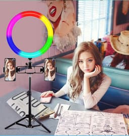 image-Compatible with Apple, Mobile Phone Live Self Photography Portable Tripod