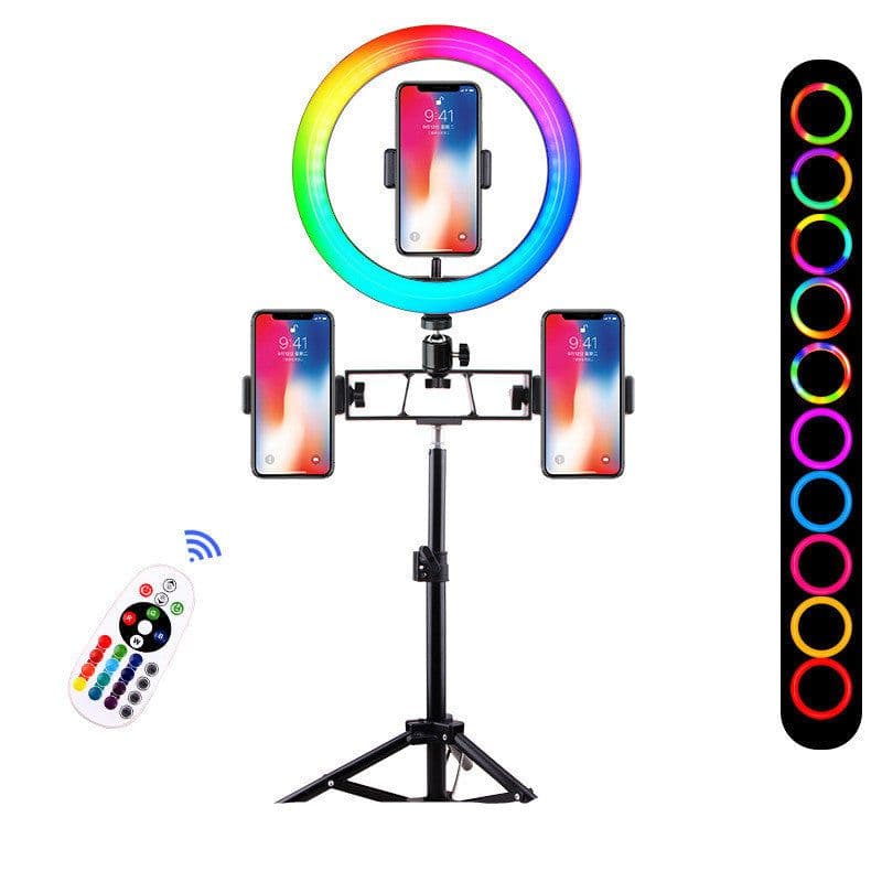 image-Compatible with Apple, Mobile Phone Live Self Photography Portable Tripod