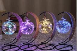 image-LED creative hand rope rattan ball copper wire lamp lamp room bedroom decoration lamp Christmas lamp light night lamp