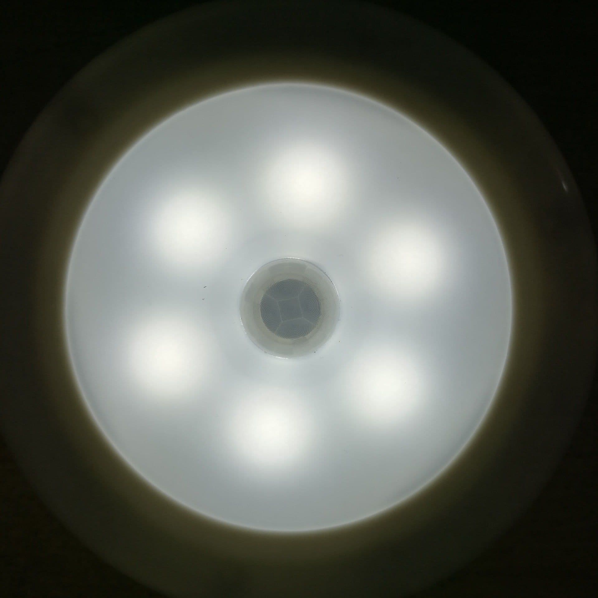 image-Direct manufacturers 6LED human body induction lamp cabinet lamp Nightlight toilet lamp corridor lamp ceiling lamp with strong magnetism