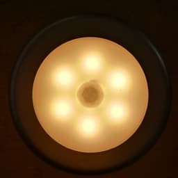 image-Direct manufacturers 6LED human body induction lamp cabinet lamp Nightlight toilet lamp corridor lamp ceiling lamp with strong magnetism