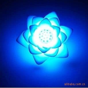 image-Color Change Lotus Flower LED Night Light Decoration Candle Lamp Night light, Novelty colorful LED lamp