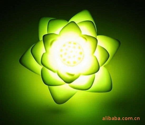 image-Color Change Lotus Flower LED Night Light Decoration Candle Lamp Night light, Novelty colorful LED lamp