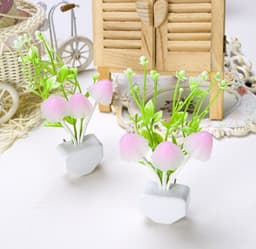 image-Color LED Mushroom Light, 3 Colors, With Sensor, Novelty, 220v