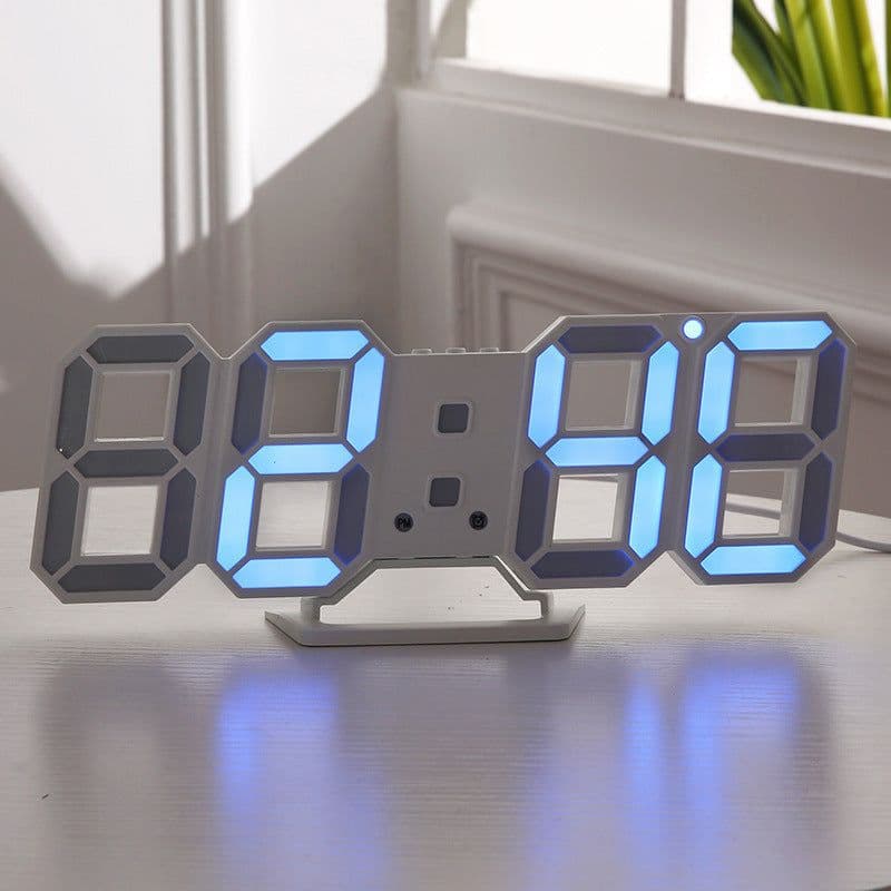 image-3D LED Wall Digital Clock