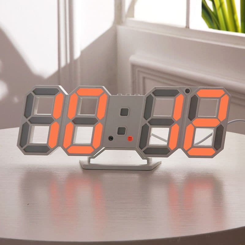 image-3D LED Wall Digital Clock