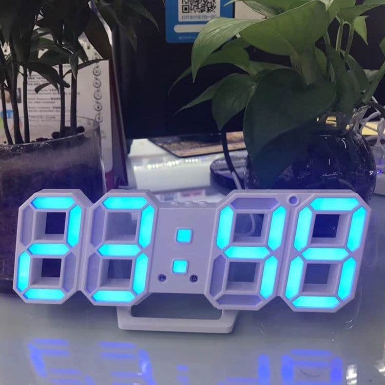 image-3D LED Wall Digital Clock