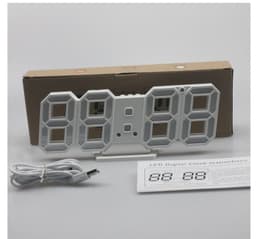 image-3D LED Wall Digital Clock