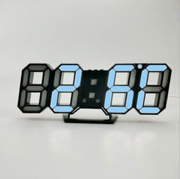 image-3D LED Wall Digital Clock