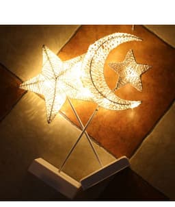 image-LED lights flashing lights lights stars romantic room layout decoration love stars lamp table lamp rattan lamp ball