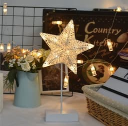 image-LED lights flashing lights lights stars romantic room layout decoration love stars lamp table lamp rattan lamp ball