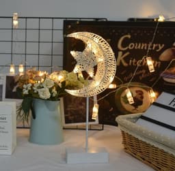 image-LED lights flashing lights lights stars romantic room layout decoration love stars lamp table lamp rattan lamp ball