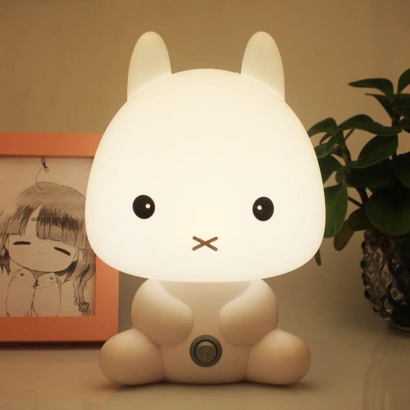 image-Creative cartoon table lamp eye protection night light
