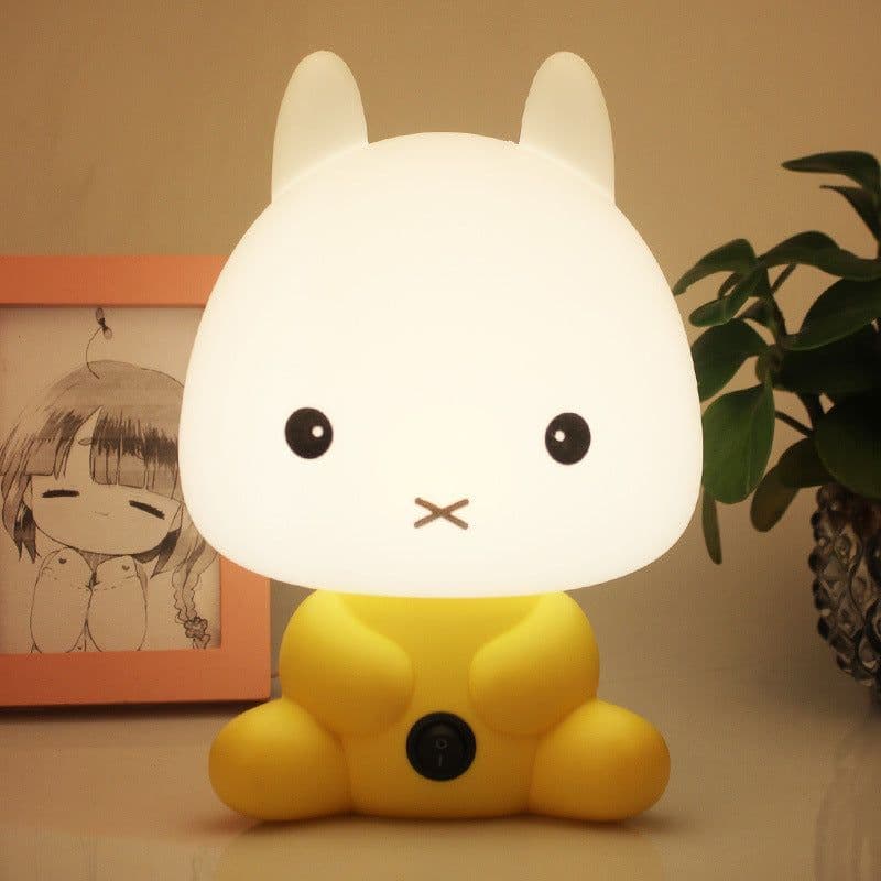 image-Creative cartoon table lamp eye protection night light