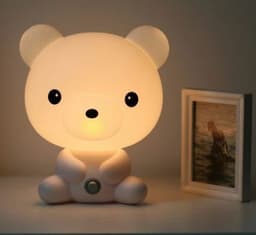 image-Creative cartoon table lamp eye protection night light