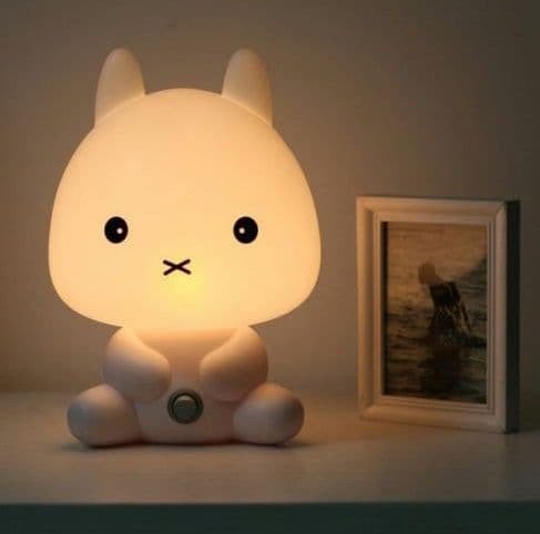 image-Creative cartoon table lamp eye protection night light