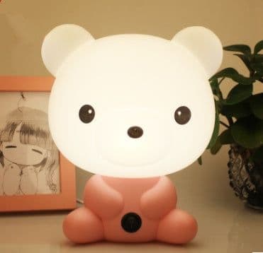image-Creative cartoon table lamp eye protection night light