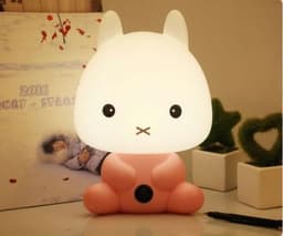 image-Creative cartoon table lamp eye protection night light