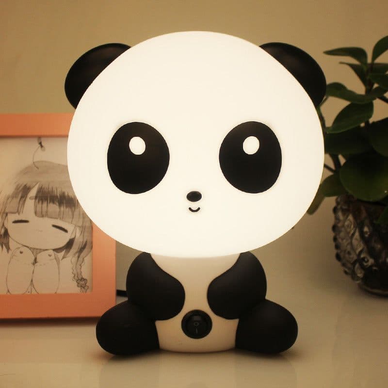 image-Creative cartoon table lamp eye protection night light