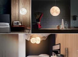 image-Chandelier bedroom lamp personality single head 3D restaurant hanging lamps