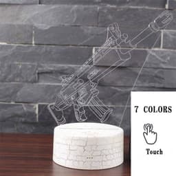 image-Fortnight Toys NightLight LED Sleep Light Projection Lamp Fortnight Battle Royale Scar RPG Gun Game Accessories Kids Gifts