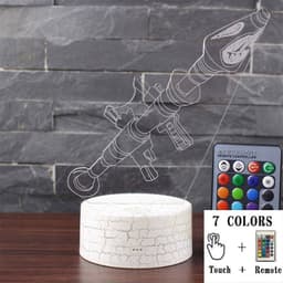 image-Fortnight Toys NightLight LED Sleep Light Projection Lamp Fortnight Battle Royale Scar RPG Gun Game Accessories Kids Gifts