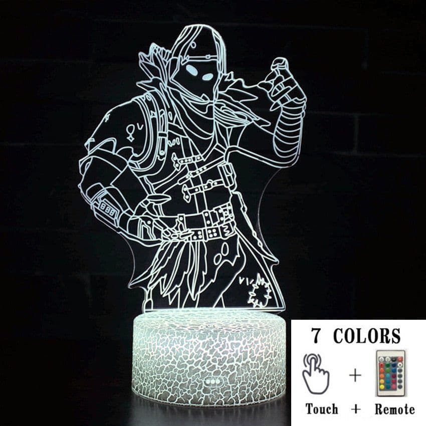 image-Fortnight Toys NightLight LED Sleep Light Projection Lamp Fortnight Battle Royale Scar RPG Gun Game Accessories Kids Gifts