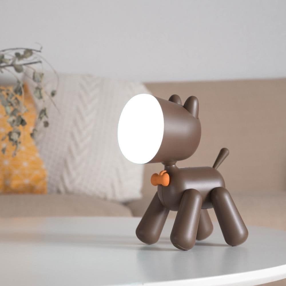 image-Variety Puppy LED Eye Protection Desk lamp Student Reading lamp Brightness Adjustable Creative Aartoon USB Night Light