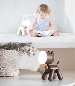 image-Variety Puppy LED Eye Protection Desk lamp Student Reading lamp Brightness Adjustable Creative Aartoon USB Night Light