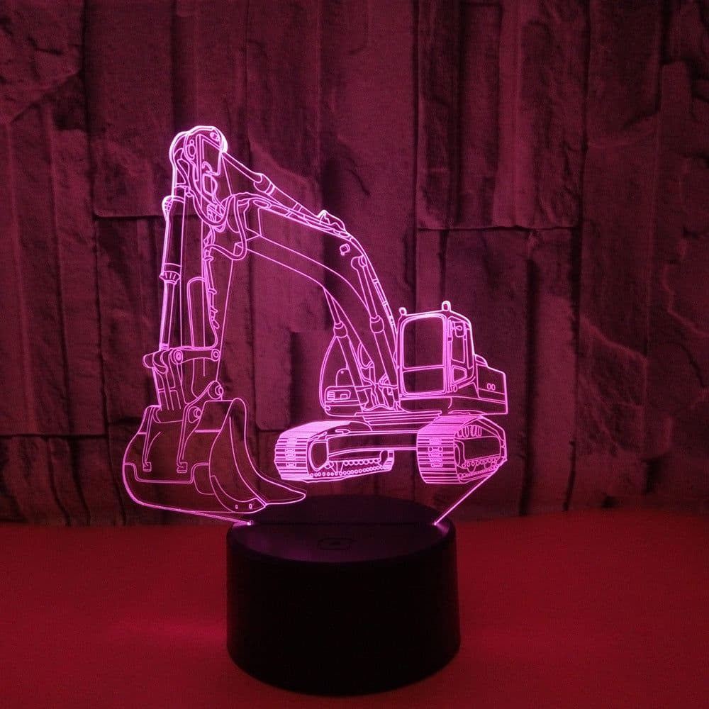 image-Excavator 3D Lamp
