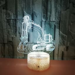 image-Excavator 3D Lamp