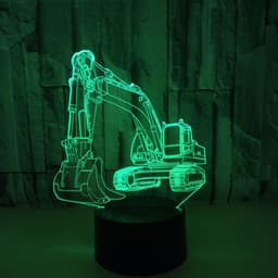 image-Excavator 3D Lamp