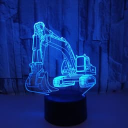image-Excavator 3D Lamp