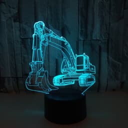 image-Excavator 3D Lamp