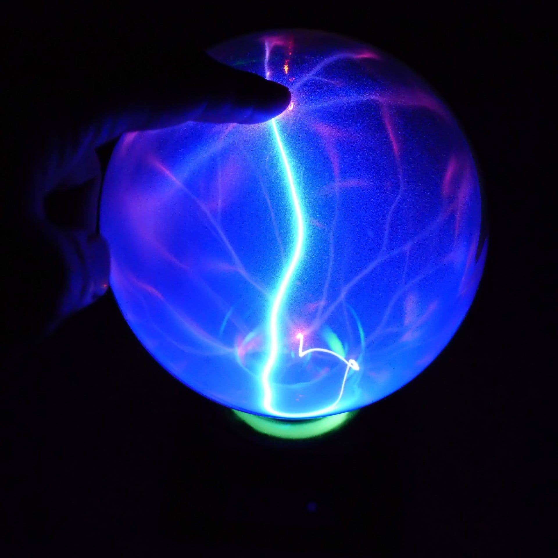 image-Plasma Lightning Ball Electronic Magic Light Electrostatic Induction Ball Magic Ball With Music 4 Inch 5 Inch 6 Inch