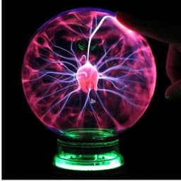 image-Plasma Lightning Ball Electronic Magic Light Electrostatic Induction Ball Magic Ball With Music 4 Inch 5 Inch 6 Inch