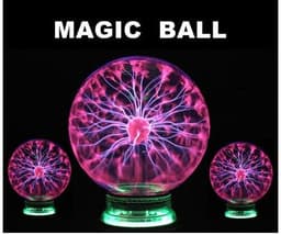 image-Plasma Lightning Ball Electronic Magic Light Electrostatic Induction Ball Magic Ball With Music 4 Inch 5 Inch 6 Inch