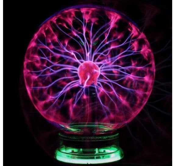 image-Plasma Lightning Ball Electronic Magic Light Electrostatic Induction Ball Magic Ball With Music 4 Inch 5 Inch 6 Inch