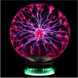 image-Plasma Lightning Ball Electronic Magic Light Electrostatic Induction Ball Magic Ball With Music 4 Inch 5 Inch 6 Inch