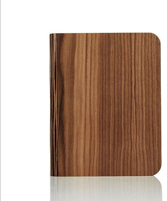 image-Solid wood book light
