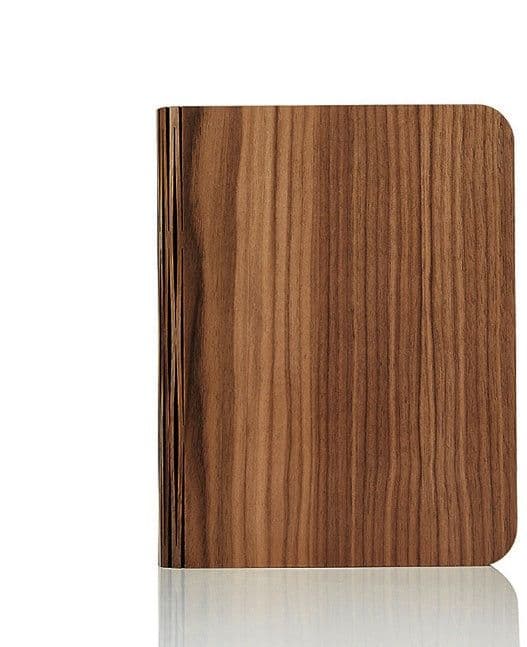 image-Solid wood book light