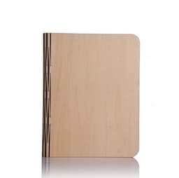 image-Solid wood book light