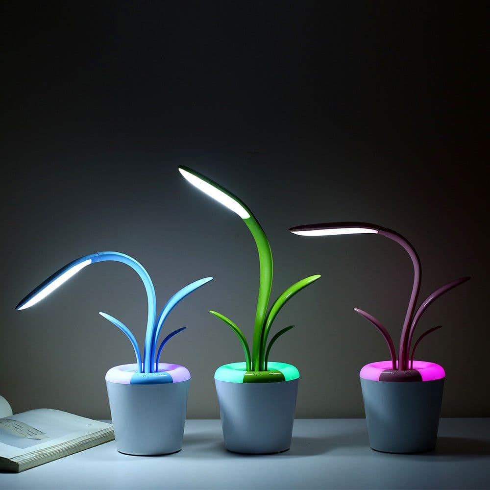 image-Modern Desk Lights USB Eye Protection LED Table Lamp For Living Room Bedroom End Tables Office