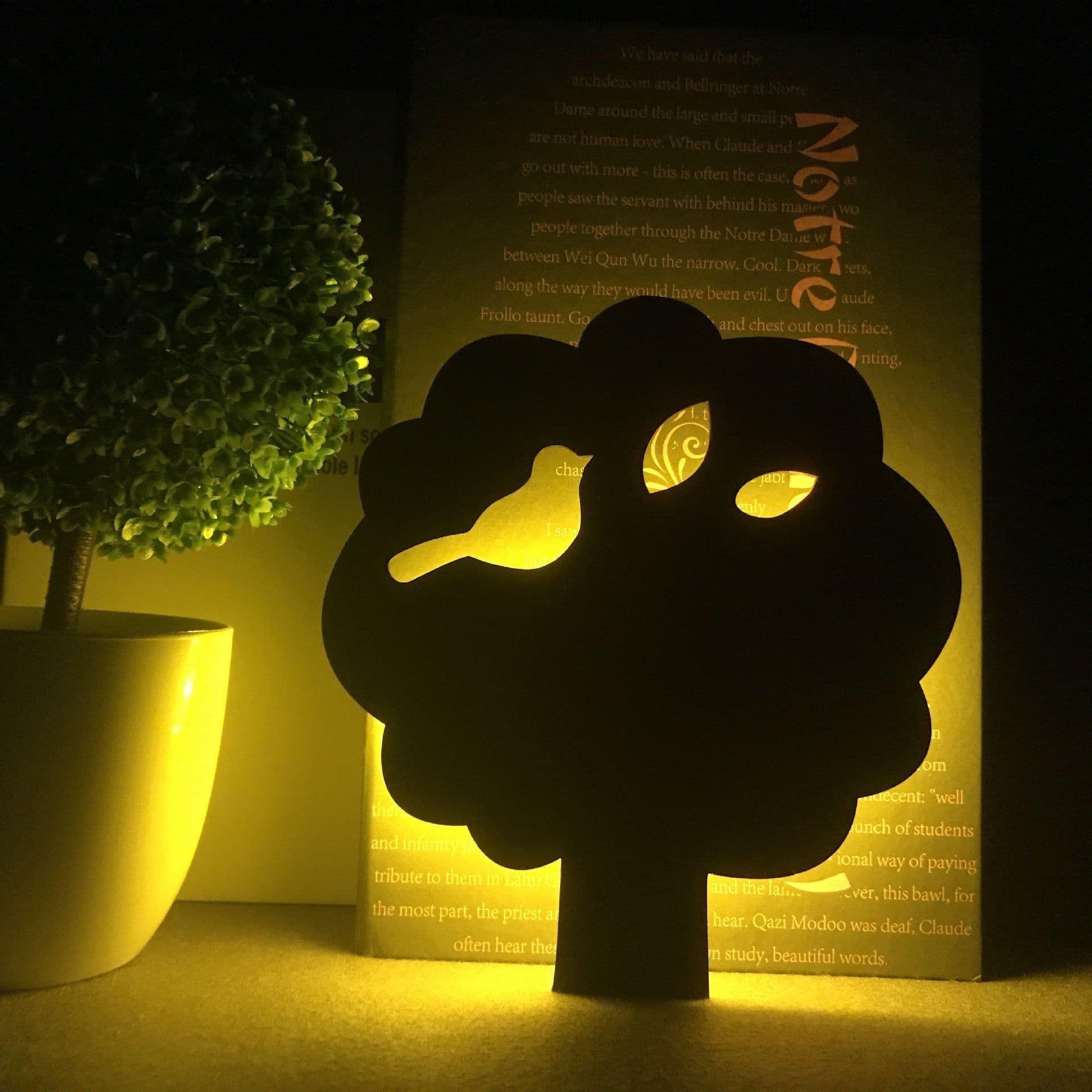 image-LED Animal Dog Cat Night Light Kitten Smart Sound Sensor Control Wall Lamp Home Corridor Balcony Night Lamp Baby Kids Sleep Lamp